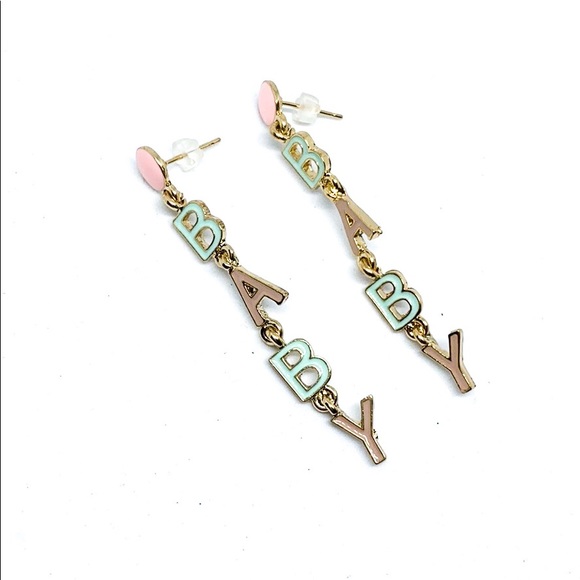 Pastel Baby Enamel Dangle Earring - Picture 2 of 5